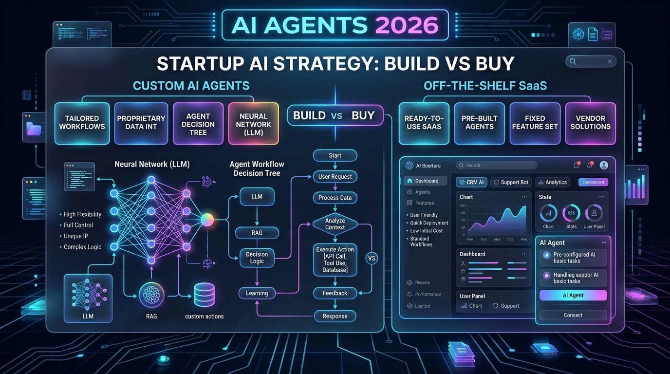 AI Agents for Your Startup: Build vs. Buy — The Non-Technical Founder's 2026 Decision Guide